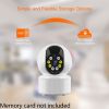 Wireless IP Camera Wifi 360 1080P CCTV Camera Pet Mini Video Surveillance Camera WIFI Baby Monitor Smart Home For Home Office Pet Baby Monitor Without