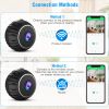 Mini Wireless Camera Wifi IR Night Vision HD 1080p Home Security Camera for Home Indoor Office Baby Pet 32GB Card Included