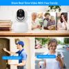 Solar WIFI Security Camera IP66 Waterproof USB Battery Powered 2.4G WiFi Wireless 1080P Surveillance Camera with Flood Light Night Vision Human Detect