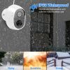 1080P WiFi IP Camera PIR Motion Detection IR Night Vision Camcorder IP66 Waterproof Security Surveillance Camera App Cloud Available for Indoor Outdoo