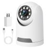 1080P WiFi IP Camera Pan Tilt Security Surveillance Camcorder App Cloud Available with Human Detection Motion Tracking Night Vision Flood Light Two-Wa