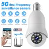 Full HD 1080P Wireless Wifi IP Camera E27 Bulb Home Security Lamp Light Camera