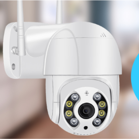 Cross-border new wireless WiFi surveillance camera dual light source AI intelligent monitoring ball machine with cloud storage (Option: AU-No SD card)